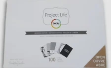 Becky Higgins Project Life Wedding Edition BW Journaling Scrapbooking Cards