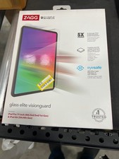 ZAGG Glass Elite Visionguard Screen Protector - iPad Pro 11 1/2/3rd Gen, Air 4/5