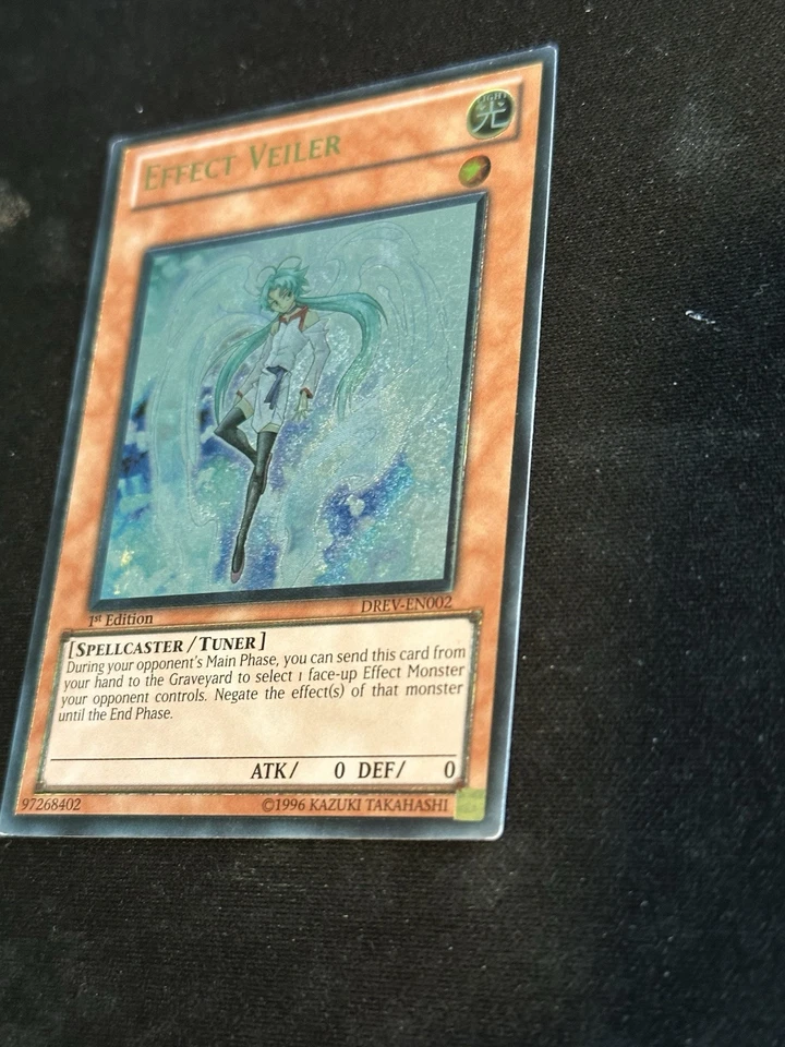 Yugioh 1x Effect Veiler DREV-EN002 Ultimate Rare 1st Edition NM - Image 4 of 4