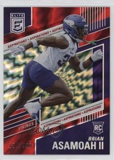 2022 Panini Donruss Elite Rookies Aspirations Shimmer /499 Brian Asamoah II 0q3