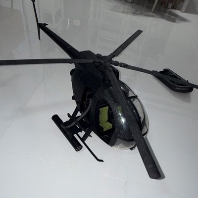 21st Century Toys 1:6 MH-6 Little Bird Military Helicopter Black