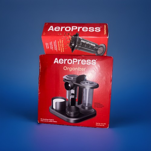 AeroPress Original Coffee Press + AeroPress Organizer Storage Stand Bundle
