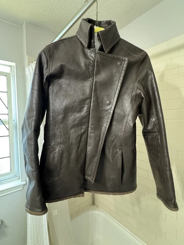 Giacca di pelle donna PRADA tg. Cintura 42 mancante