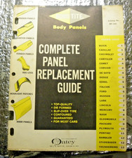 1960 Oatey Bond Tite Auto Body Panel Replacement Guide Catalog Ford Chevy