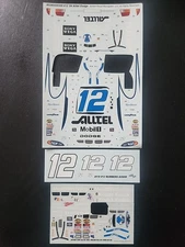 2004 Ryan Newman #12 Alltel Dodge Intrepid 1:24 Waterslide Decal + Bonus Decals
