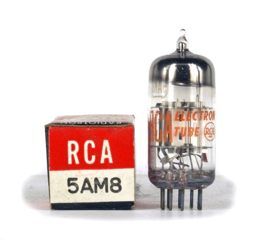 ONE 5AM8 RCA DE LOTE ANTIGUO tubo de electrones lámpara válvula TSF válvula válvula - Imagen 2 de 2