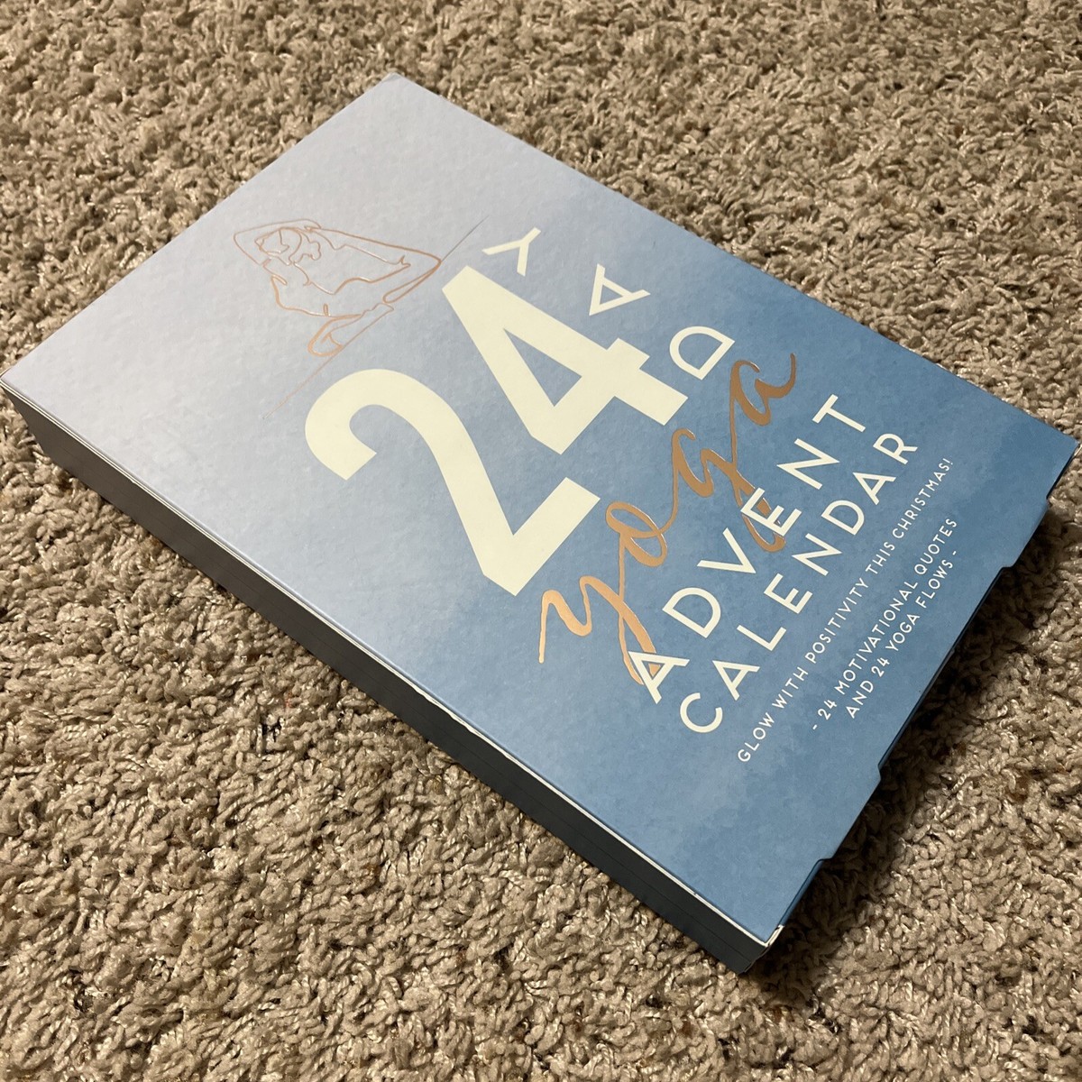 NEW Yoga 24 Day Advent Calendar Christmas Countdown Motivational Quotes &  Flows | eBay