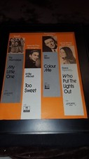 London Records Dana, Les Reed, Willie Mitchell Rare Promo Poster Ad Framed!