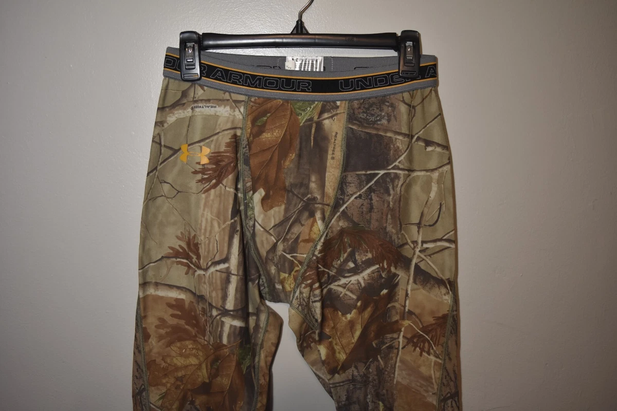 Under Armour Realtree Camo Mens Compression Leggings Hunting