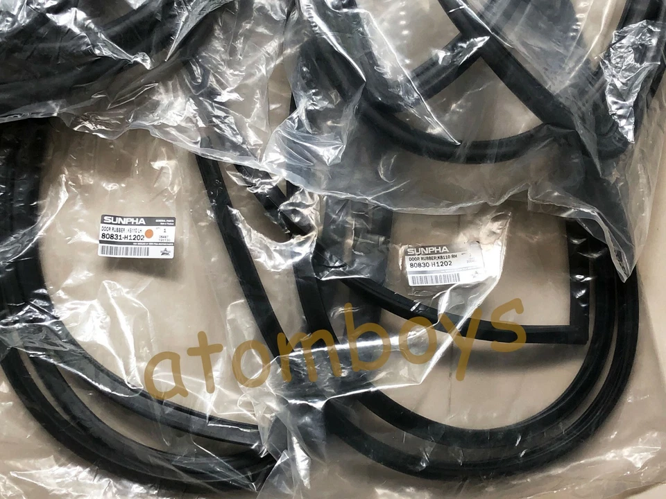 For Nissan DATSUN SUNNY 1200 KB110 COUPE WEATHERSTRIP DOOR SEAL 5 PCS. RUBBER - Image 3 of 4