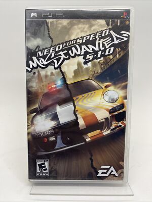 Need for Speed: Most Wanted -- 5-1-0 (Sony PSP, 2005) GH UMD Manual Included