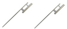  2 pack Ground Spike for Swooper Pole Feather Flag Windless Pole Pole Holder