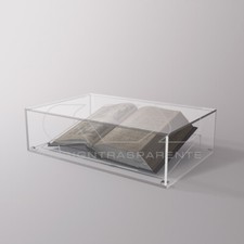 Teca e leggio cm 35 espositore in plexiglass protezione libri antichi