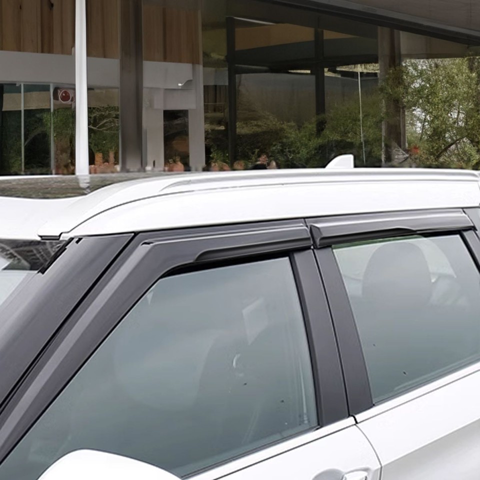 Mitsubishi Outlander Visors GrandWheel Smoke Tinted Window Visors For Mitsubishi Outlander 2014-2021 - 4pc Tape-On Deflectors GrandWheel Window Deflectors - Foto 9