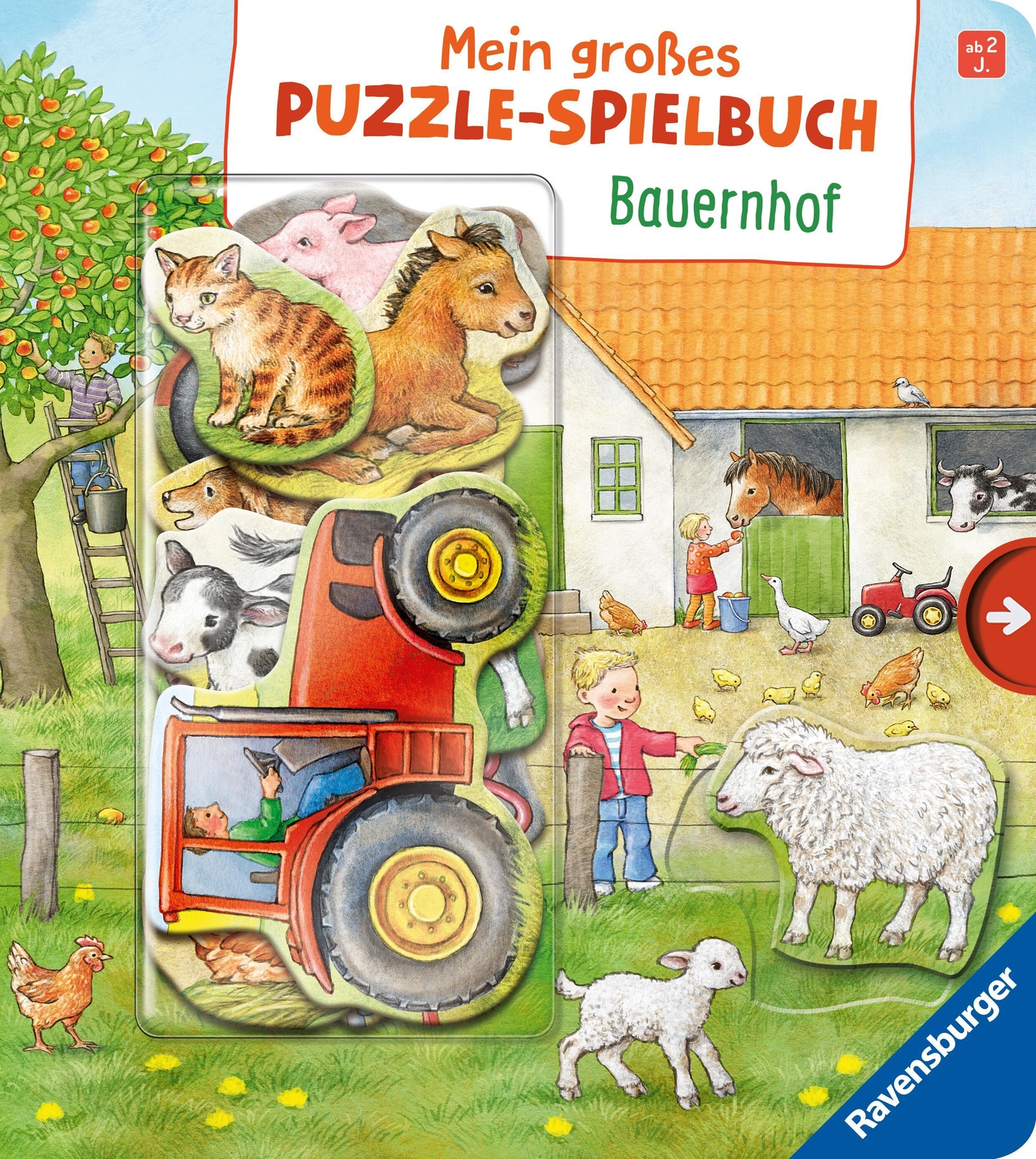Thumbnail - Anne Möller Mein Großes Puzzle-spielbuch Bauernhof 9783473434824