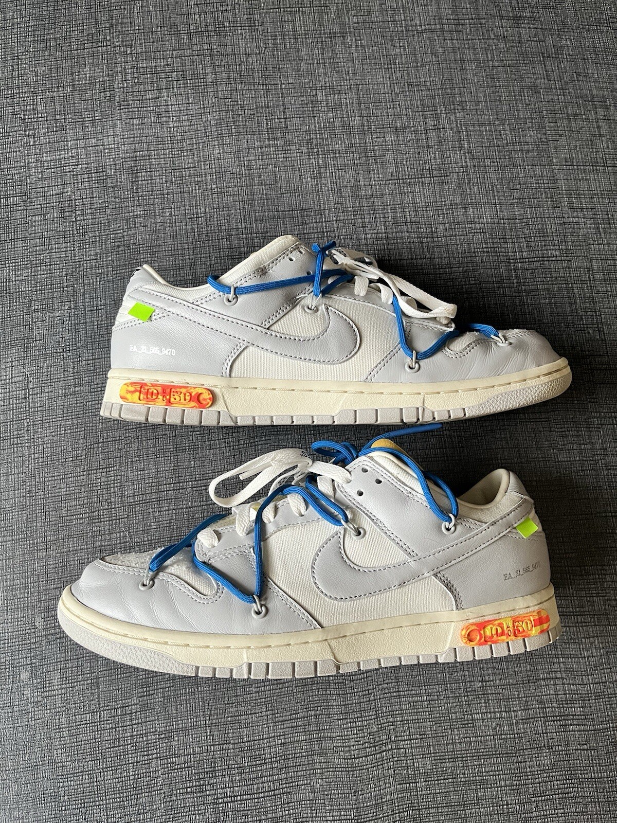 OFF WHITE X NIKE Taglia 11 Nike Off White x Dunk Low Lotto 10 di 50