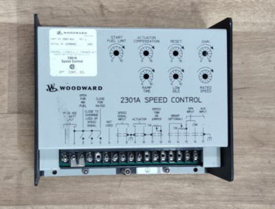 Woodward 2301A Speed Control P/N: 9907-014 Rev: J