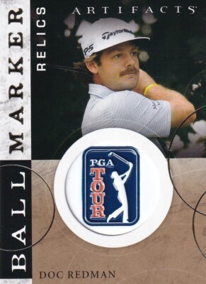 Upper Deck 2021 Artifacts Doc Redman #BM-DR Ball Marker Relic Card          