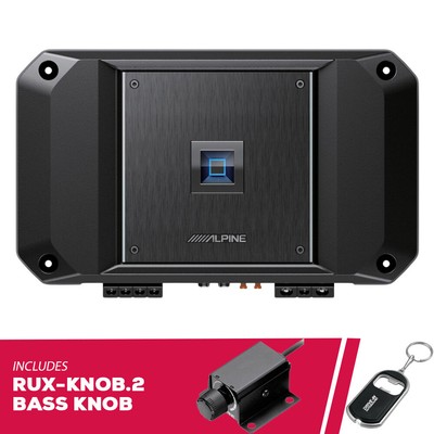Alpine R2-A75M Next-Gen R-Series Class D 750W Mono Amplifier w/ Remote Bass Knob