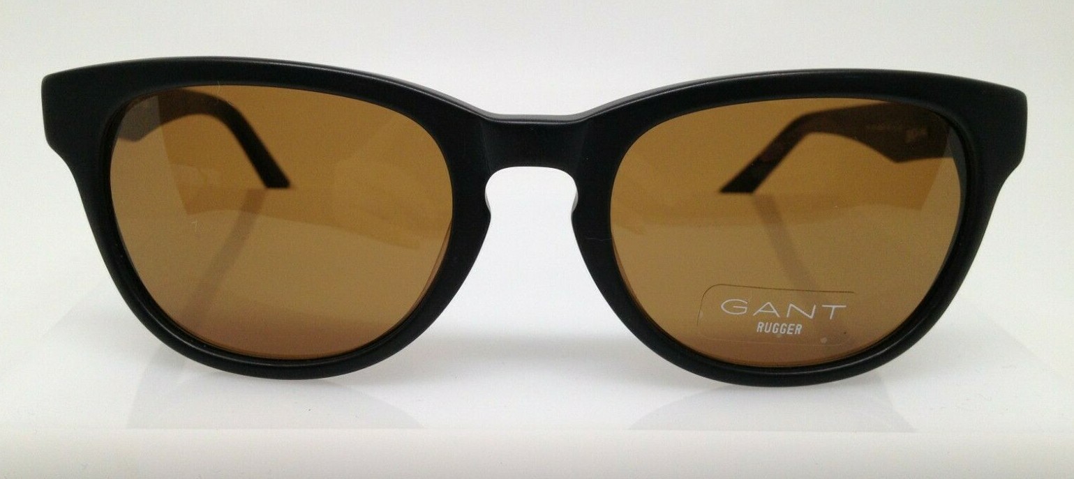 Солнцезащитные очки GANT Rugger GRS 2005 в матово-черной оправе из пластика MBLK 49-19-145 28590₽
