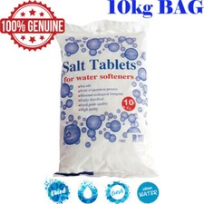 10 Kg Bag | SALT TABLETS | Water Softener Dishwashers FCC Food Grade 99.9% Pure 1.28 per kilo