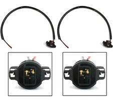 Wire Pigtail Male Extension PS24W 5202 H16 Two Harness Fog Light Connector Plug
