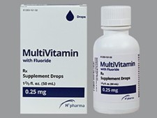PEDIATRIC MULTIVITAMIN W/ FLUORIDE 0.25MG DROP 50ML