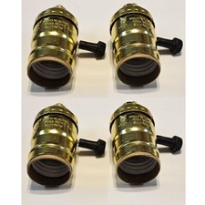 4Pcs 3way Lamp Socket Replacement Ul Listed E26 Incandescent Lamp Holder for Tab