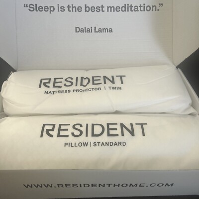 RESIDENT SERENITY SLEEP BUNDLE twin NEW IN BOX Nectar Dream Cloud Twin White