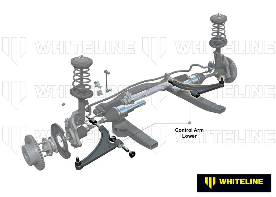 Conjunto de brazo de control inferior Whiteline DERECHO para VW Golf MK7 / GTI / Audi A3 S3 Foto 4 de 4