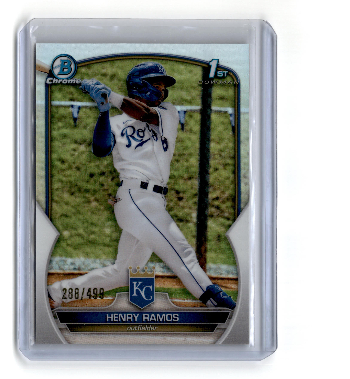 Henry Ramos 2023 Bowman Chrome Prospects 1st #BCP-96 Refractor /499 Royals