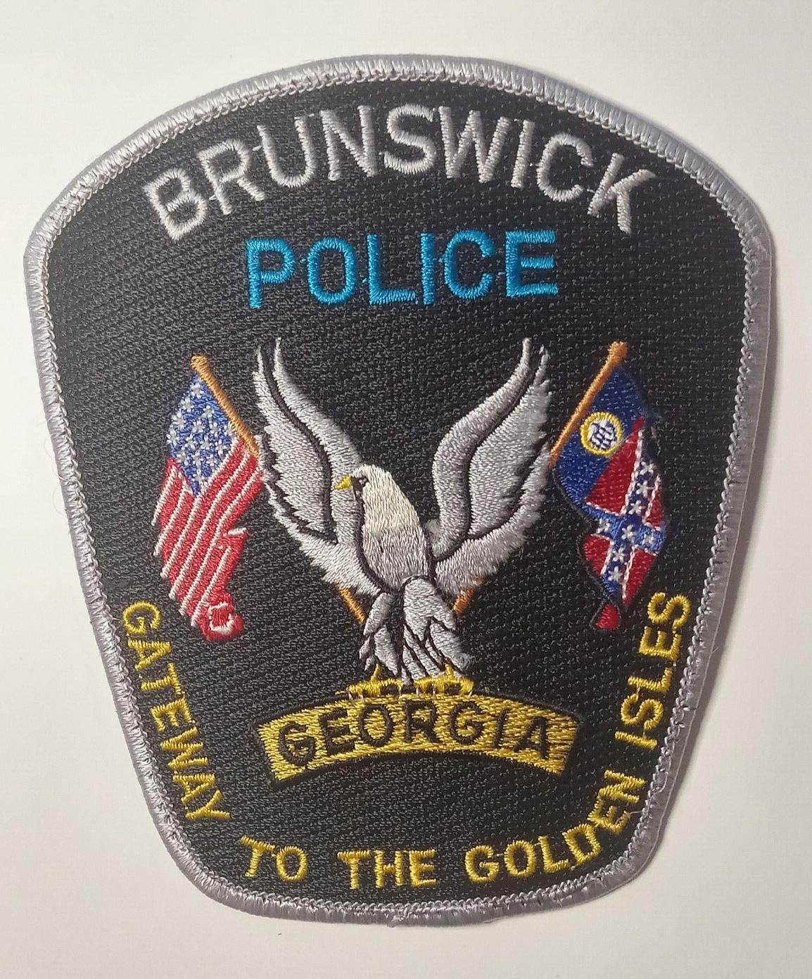 Brunswick GA Police Patch Glynn County Georgia Gateway to the Golden Isles