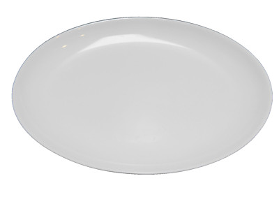 Luminarc Diwali Oval Platter 13'' Cristal D'Arques Durand France White Milk Glass