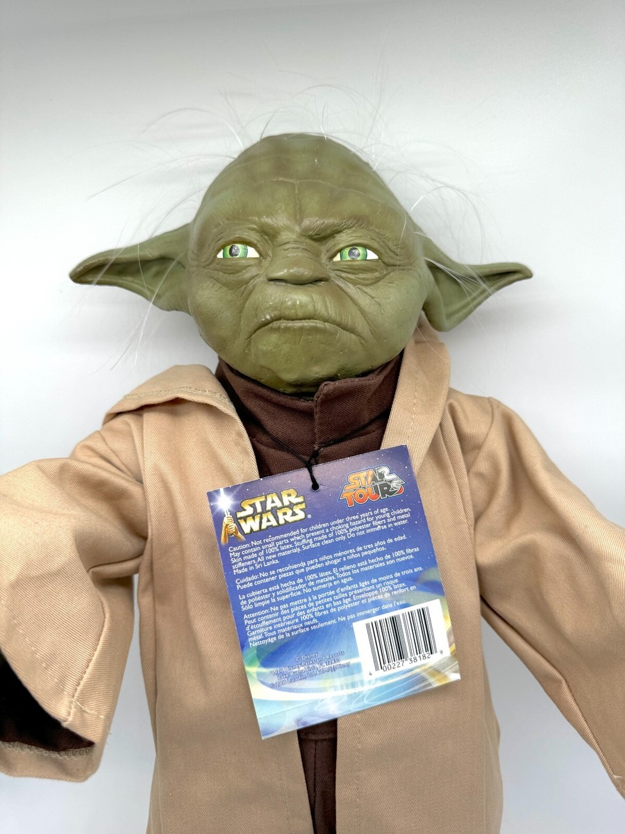 Disney Parks Star Wars Jedi Master Yoda Latex 18in Posable