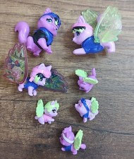 Hatchimals CollEGGtibles Rainbow-cation Wolf Family Lot Of 7 A10