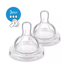 Philips Avent Anti Colic Nipples 3m SCF423/27 - Medium Flow