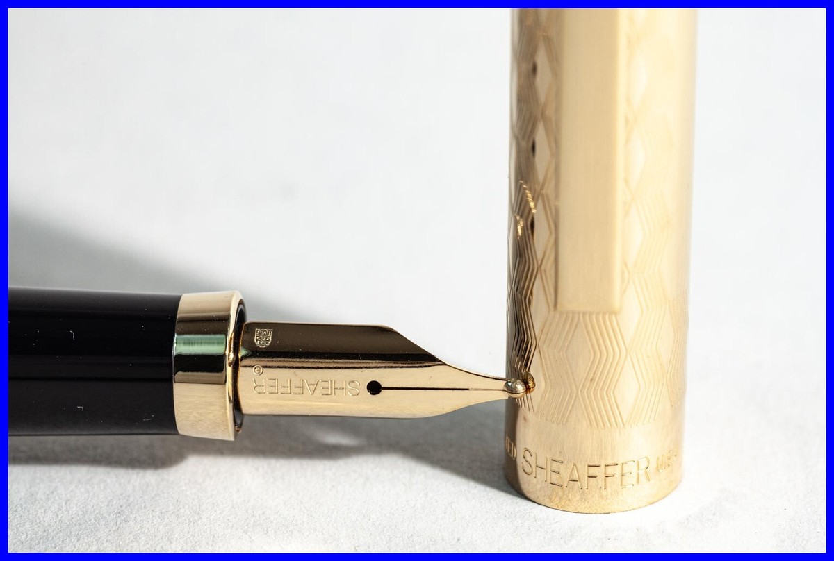 SHEAFFER 271 Patronen Füller mit vergoldetem Diamantenschliff