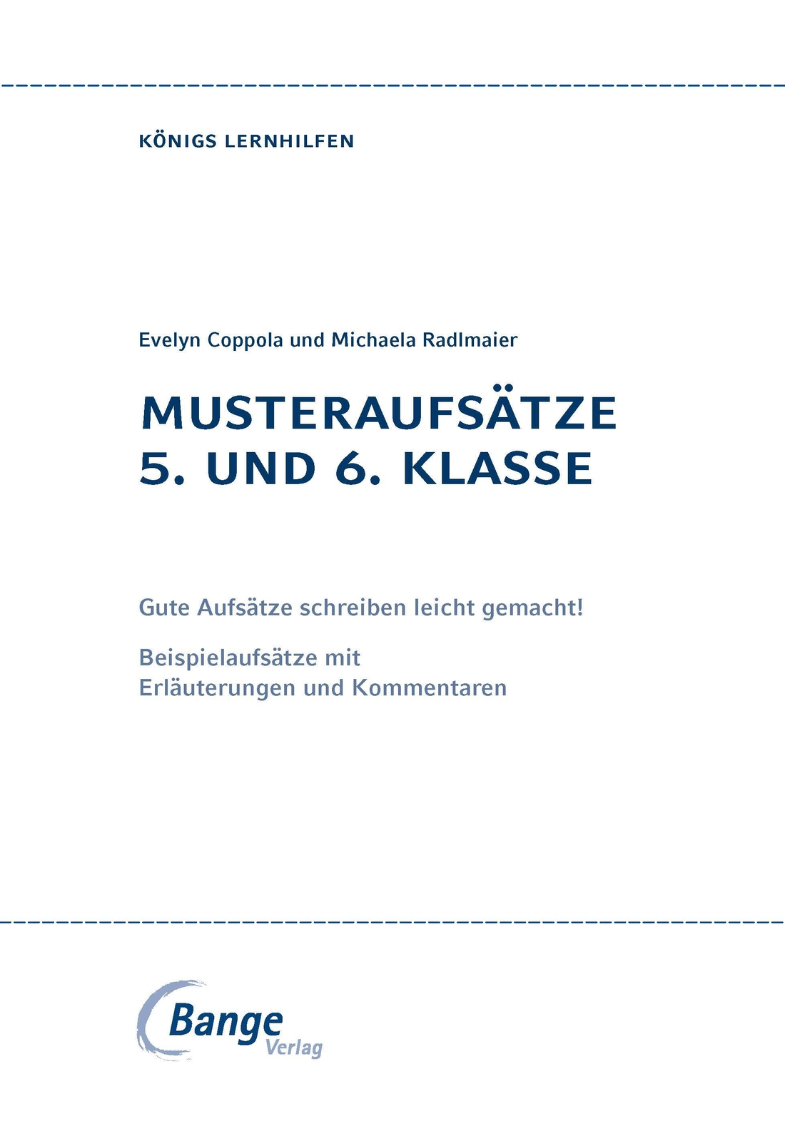 Thumbnail - Königs Lernhilfen: Musteraufsätze Für Die 5./6. Klasse | Evelyn