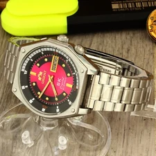 Orient SK Crystal RARE Y469135A-4B CA automatic men's stainless watch red dial