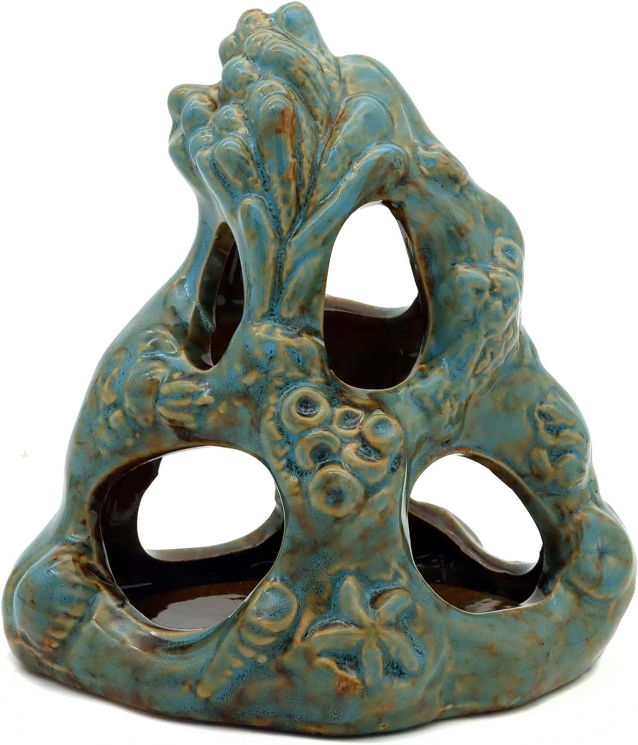 Aquarium Ceramic Cave Decorations, Betta Fish Tank Accessories, Small Fish Tank