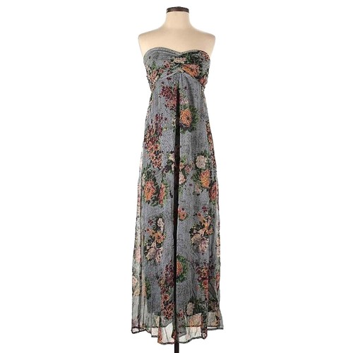 Monteau Los Angeles Floral Tiered Maxi Dress Green Size Large V-Neck Bohemian | eBay Monteau Los Angeles Floral Tiered Maxi Dress Green Size Large V-Neck Bohemian | eBay