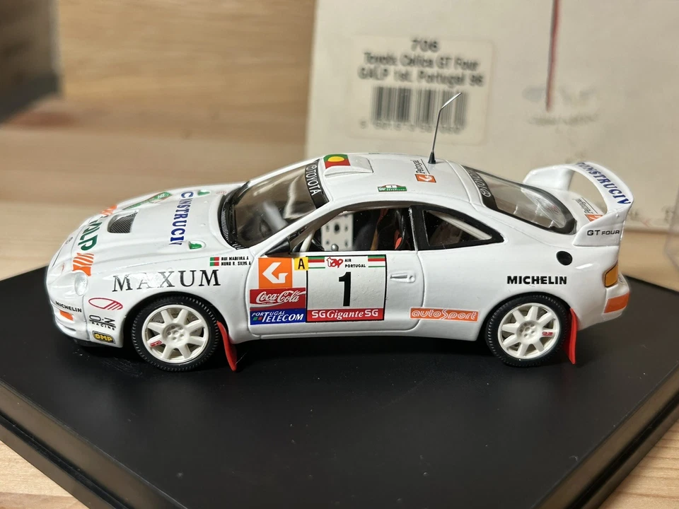 TROFEU 706 TOYOTA CELICA FT FOUR GALP #1 R.MADEIRA 1st RALLY PORTUGAL 1996 1:43 - Immagine 2 di 4