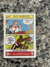 Zach Randolph 2005 Bazooka Comics SP Portland Trailblazers Grizzlies LOW POP