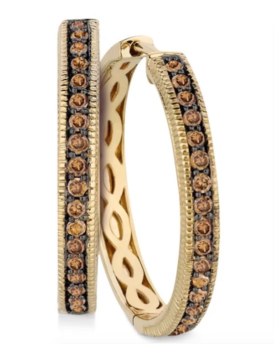 Levian diamond hoop earrings online