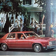Vintage Delta 88 Red Oldsmobile Advertisement Ad Whole Neighborhood Wants One