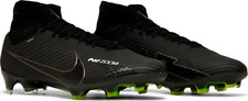 NEW Zoom Superfly 9 Elite FG Men's Size 7 Black/DK Smoke Grey DJ4977-001
