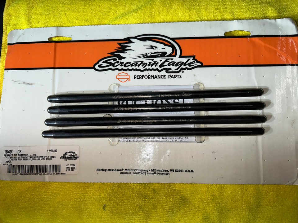 HARLEY DAVIDSON SCREAMIN' EAGLE PERFECT FIT +0.03 PUSHRODS 1840103 eBay