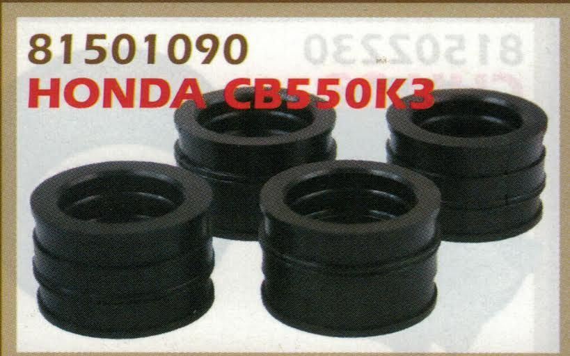 Pipes d'admission Honda CB 550 K3 kit de 4 pour rouler sereinement en moto ancienne