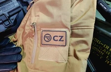 Official CZ Tactical PVC Patch With Velcro Green/FDE *free Shipping*