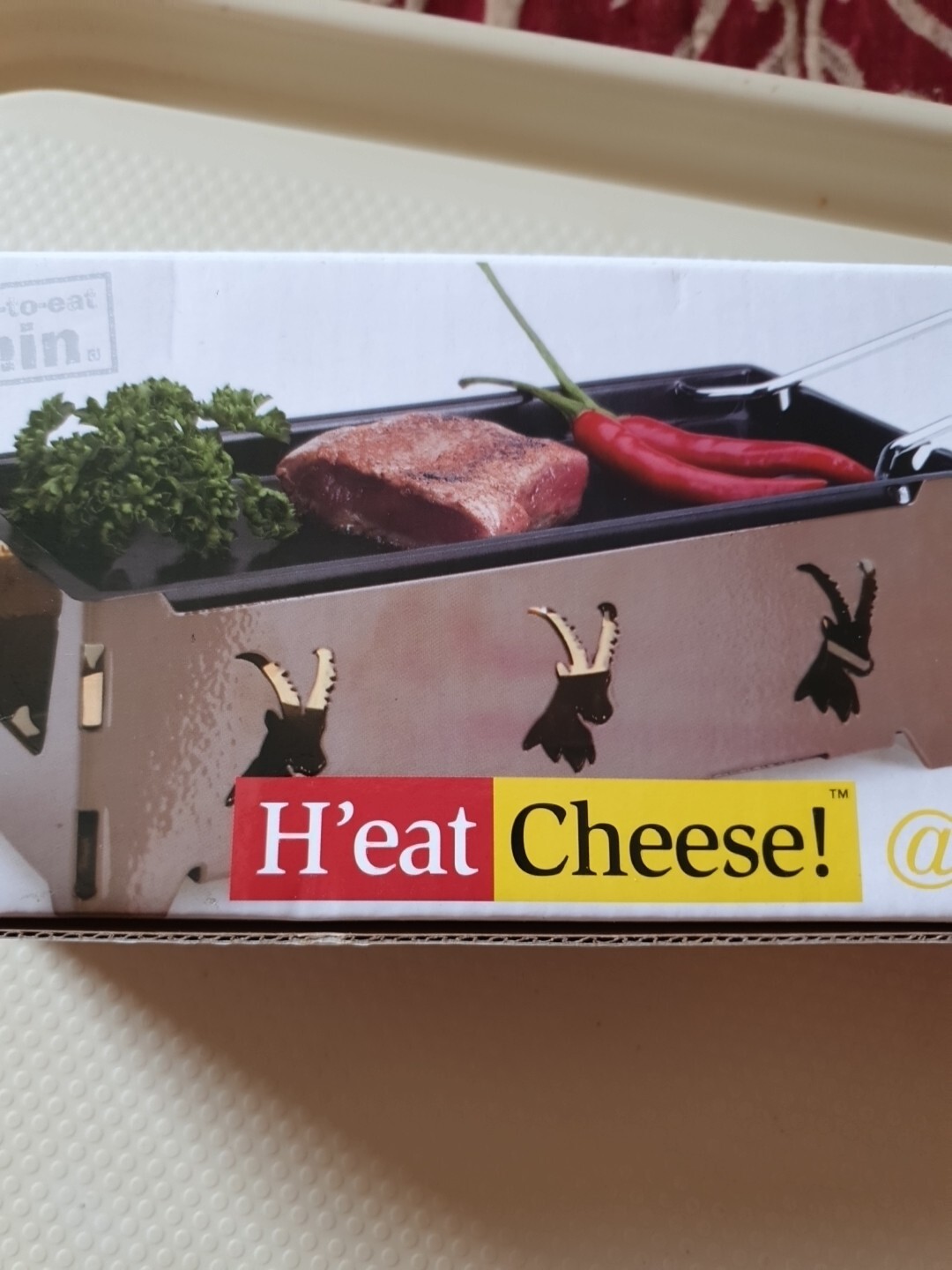 Mini NOUVEL 4 Candle Power Raclette Cheese/chocolate!! Parties/BBQ/ Camping NWOT